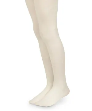 1500 Smooth Toe Organic Cotton Tights, Ivory