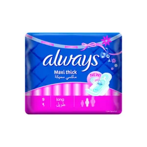 ALWAYS MAXI FRESH SANITARY PADS 9S