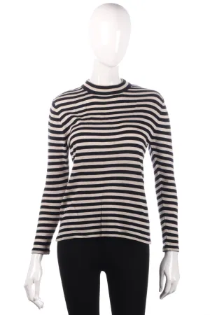 Austin Reed silk striped jumper size S