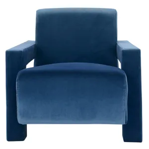 Blaise Armchair - Velvet Peacock Blue