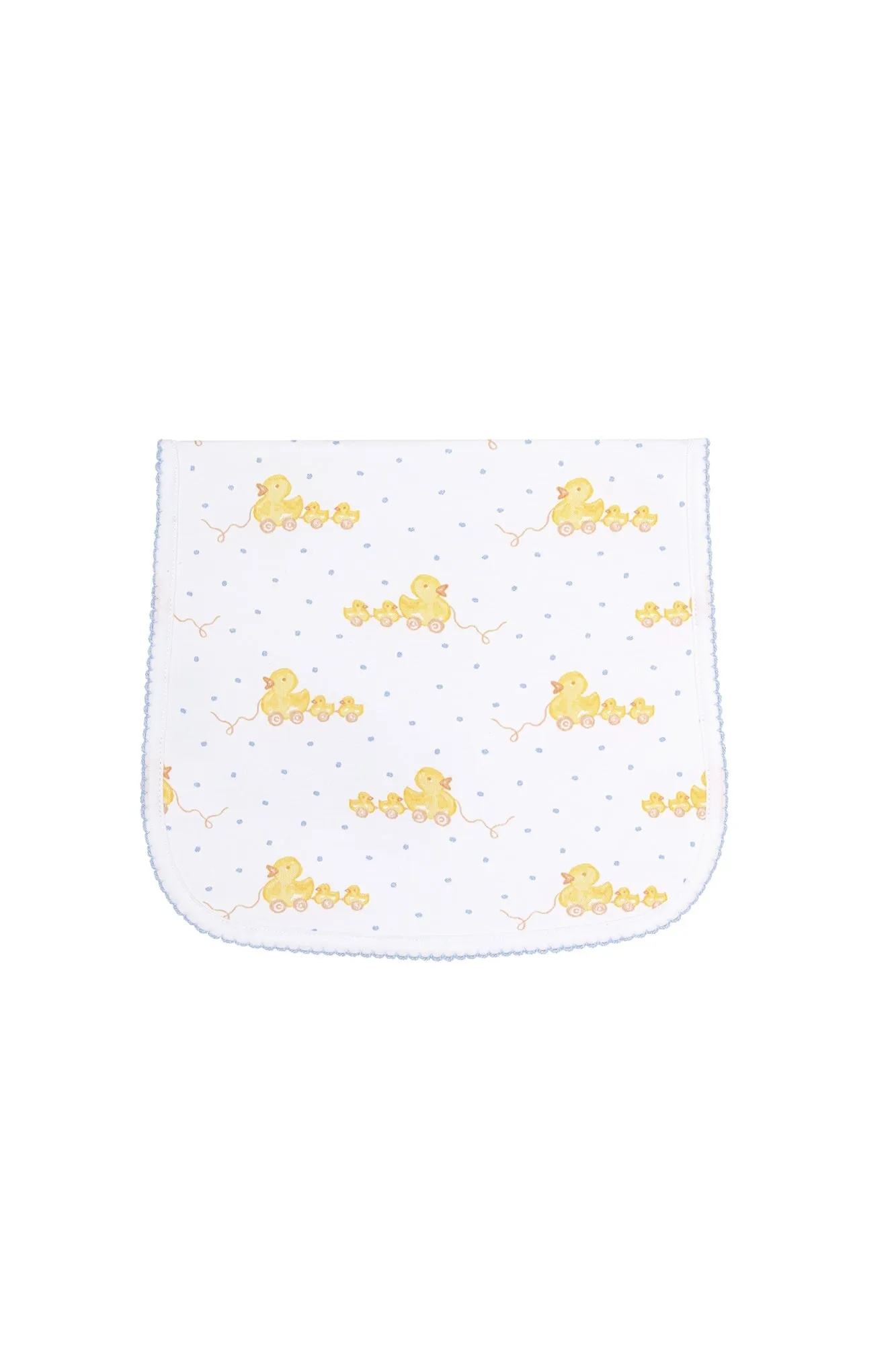 Blue Ducks Print Burp Cloth