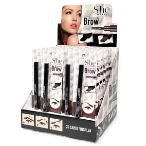 Diamond Auto Eyebrow Pencil Dark Brown (24 units)