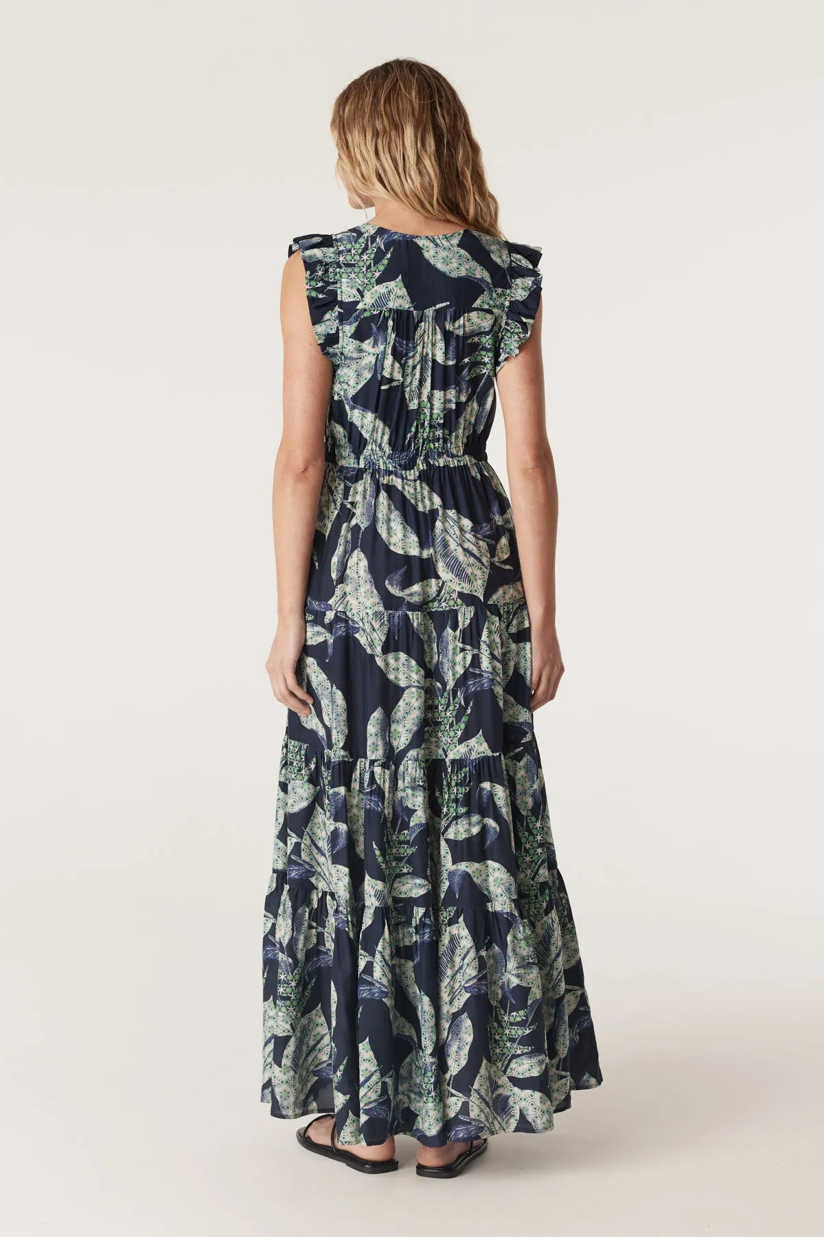 Havana Maxi Dress - Navy Floral