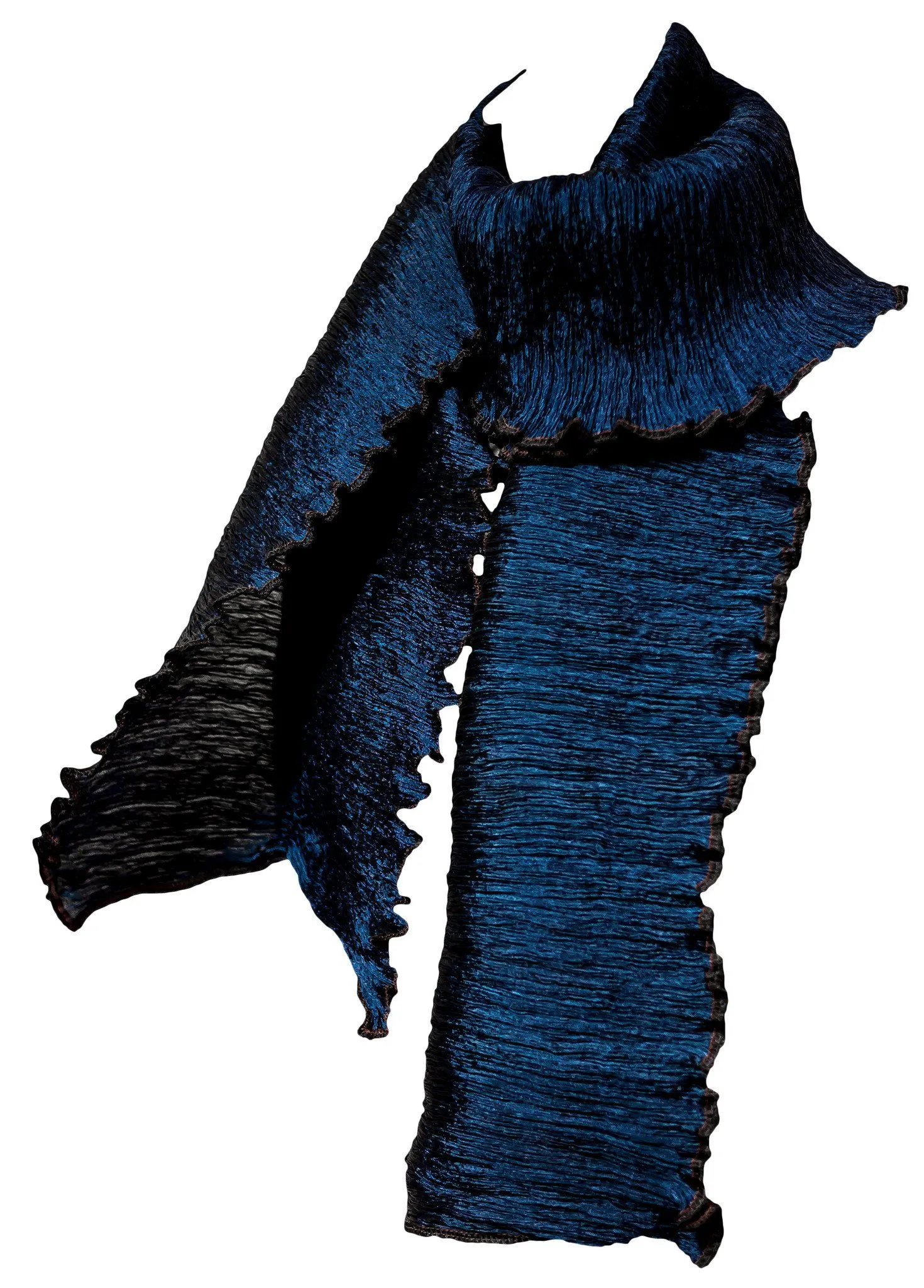 Indulge in Luxury with Our Pure Silk Large Pleated Scarf in Stunning Colors