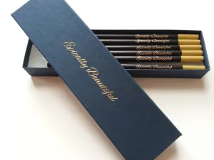 Luxury Pencils Boxset | Black and Gold