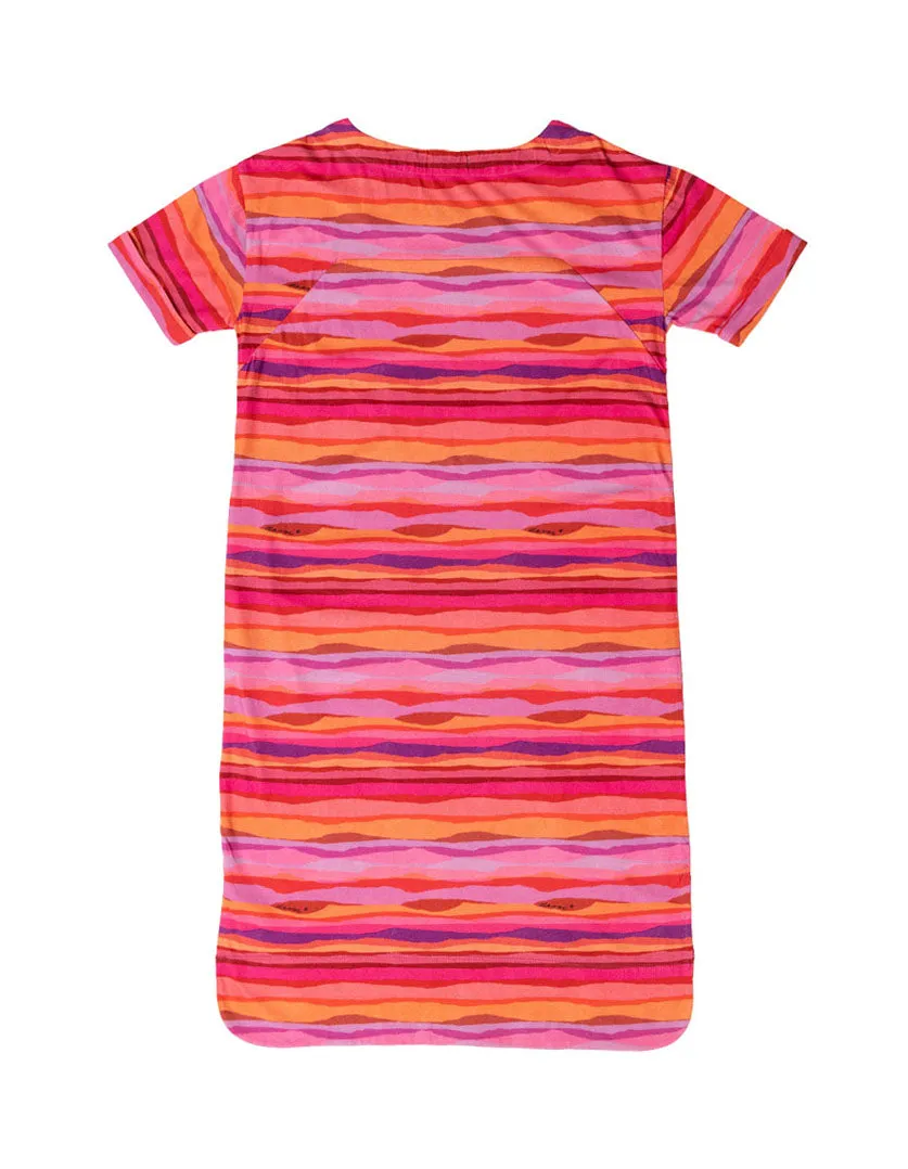 Madeleine Dress Sunset Tide in Organic Cotton