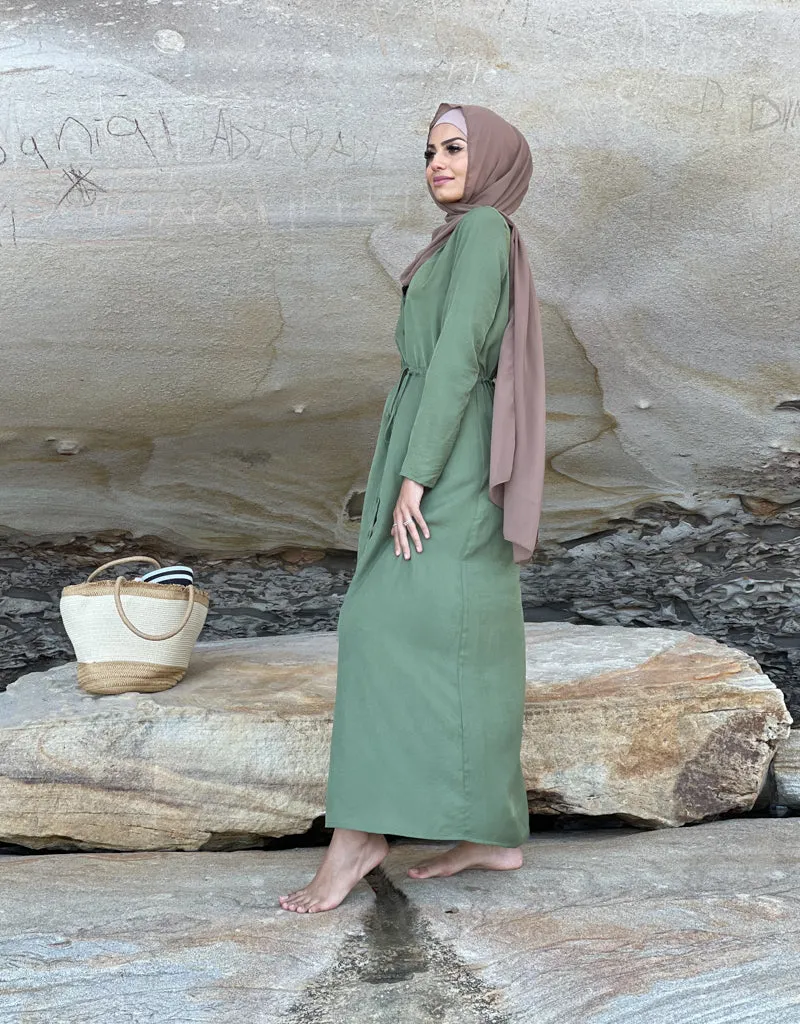 Marisa Drawstring Maxi