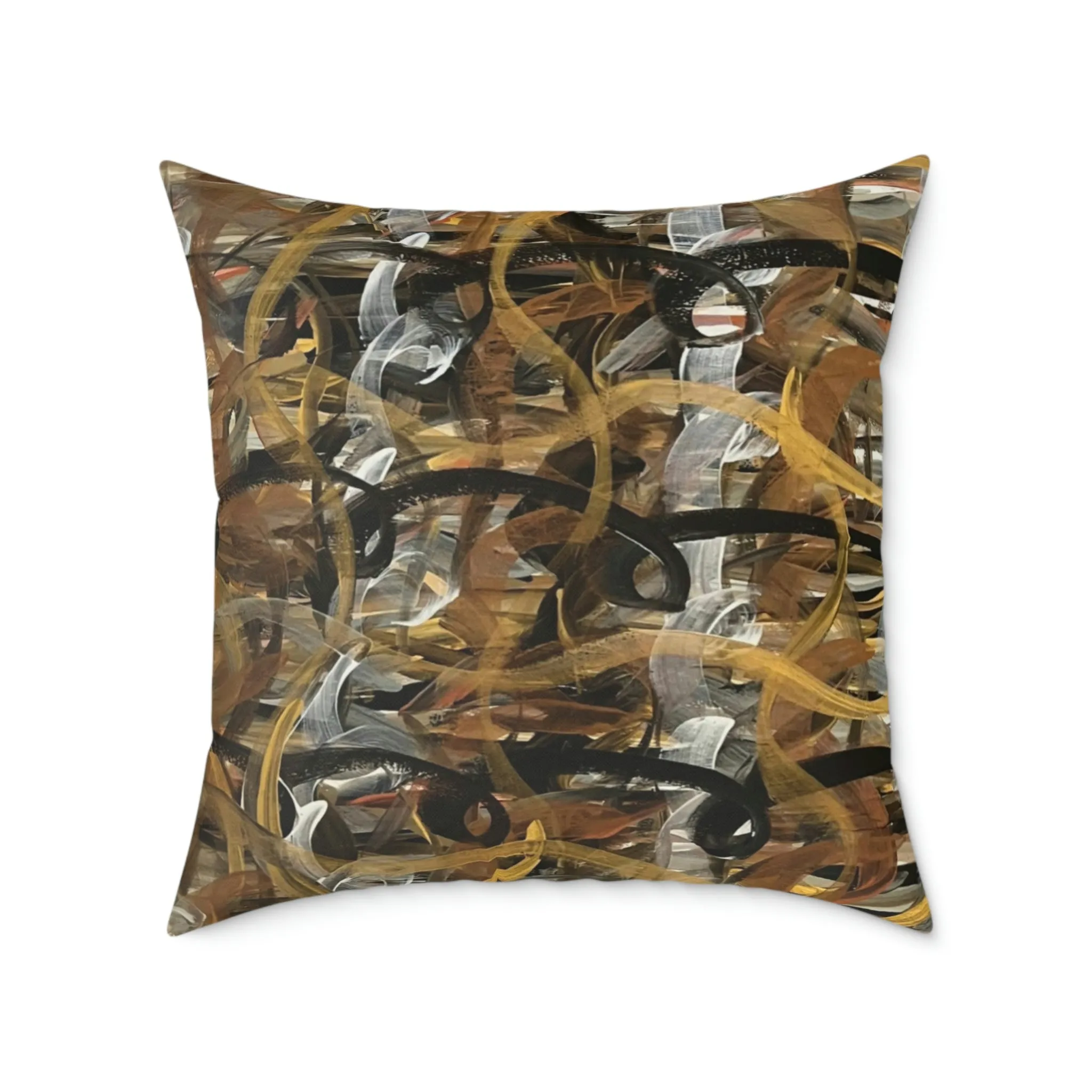 Metallic Loops Spun Polyester Pillow