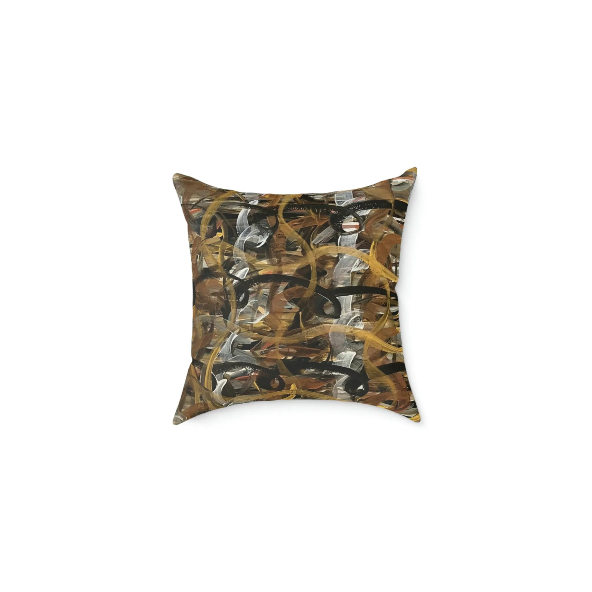 Metallic Loops Spun Polyester Pillow