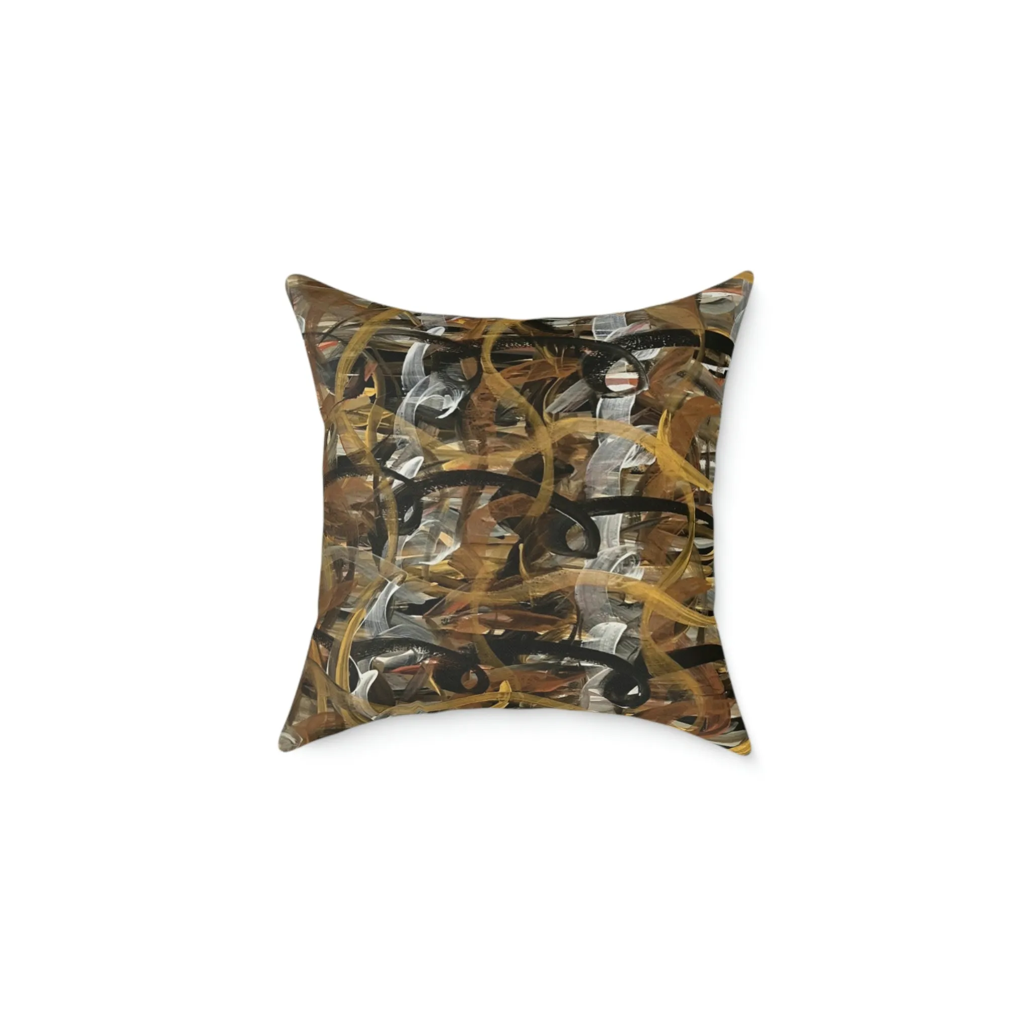 Metallic Loops Spun Polyester Pillow