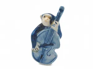 Miniature Musical  Monkey With Bass