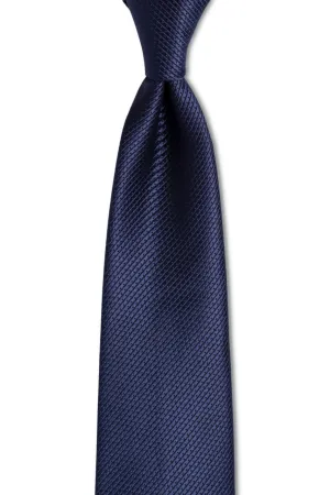 Navy Blue Patterned Traditional Tie