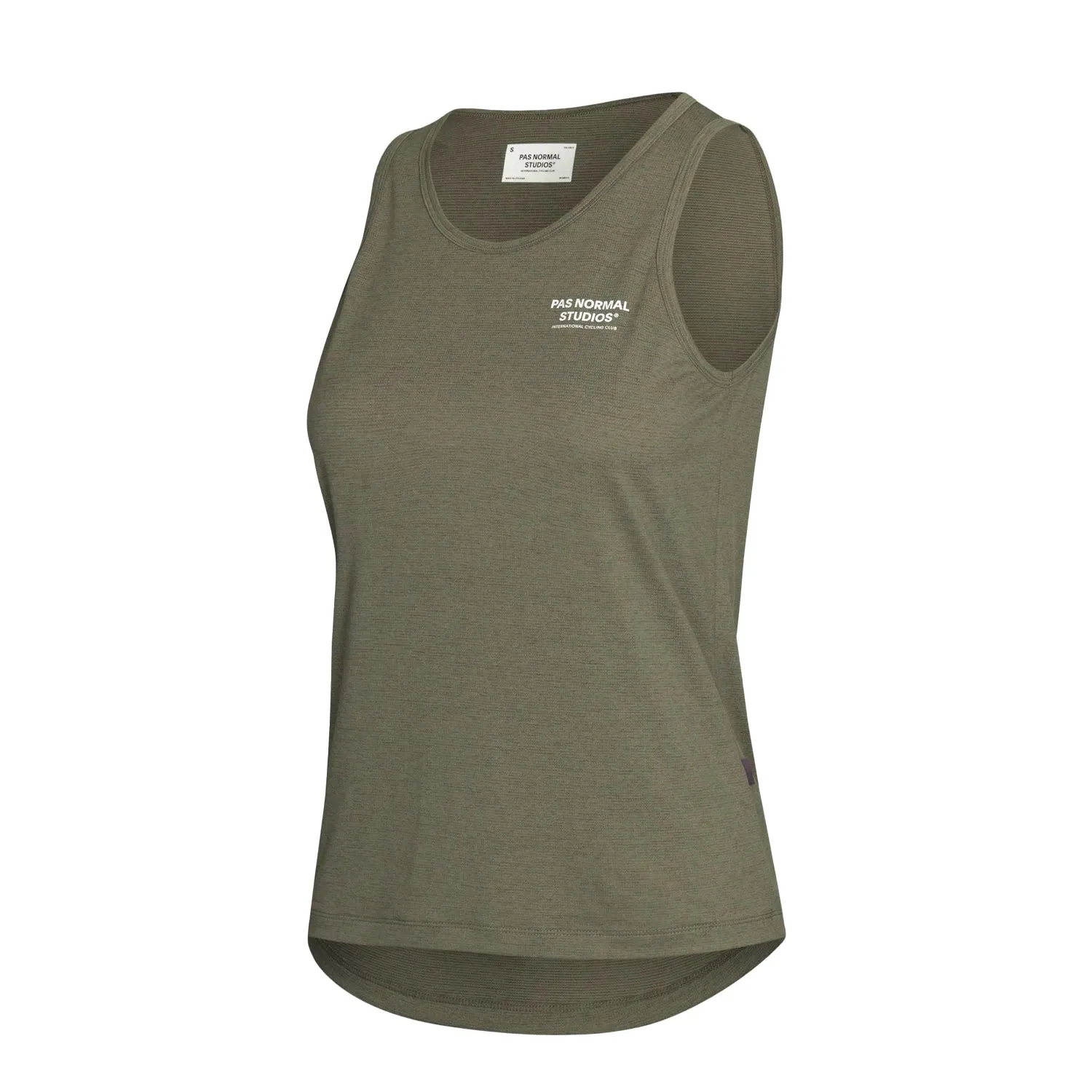 PAS NORMAL STUDIOS Balance Sleeveless Women Top - Olive Grey