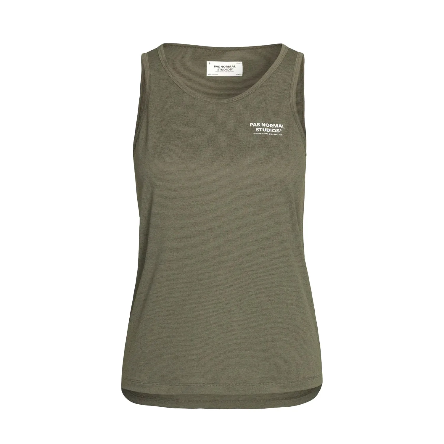 PAS NORMAL STUDIOS Balance Sleeveless Women Top - Olive Grey