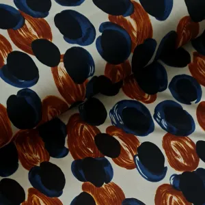 Polyester Jersey : 'Pebbles' Orange