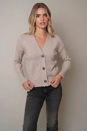 Short Button Front Cardigan