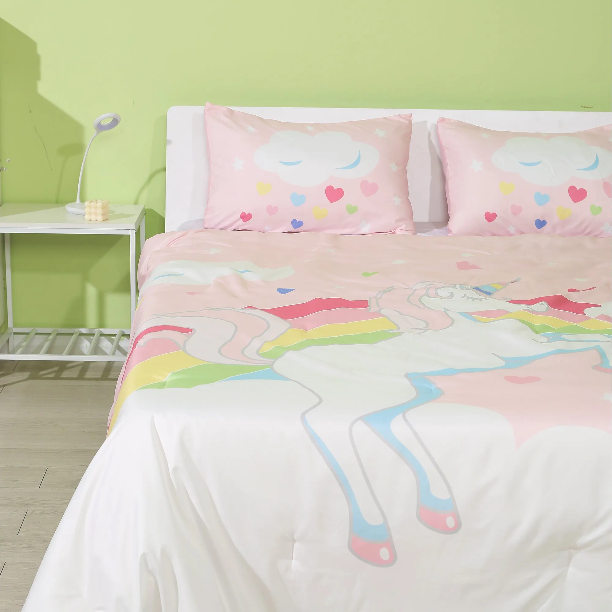 Unicorn Twin Bedding Comforter Set