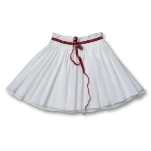 Velvet Ribbon Belt Tutu Skirt