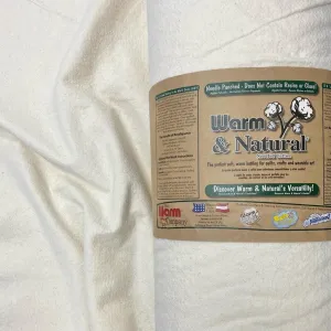 'Warm & Natural' Cotton Wadding